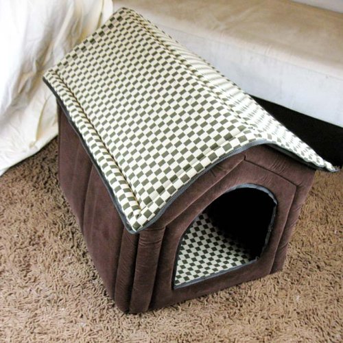 large soft indoor dog house