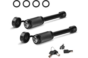 2 Pack Trailer Hitch Lock, Hitch Pin Lock with 5/8 Inch Diameter Anti-Theft Hitch Locking Pin for 2 Inch & 2-1/2 Inch Receive