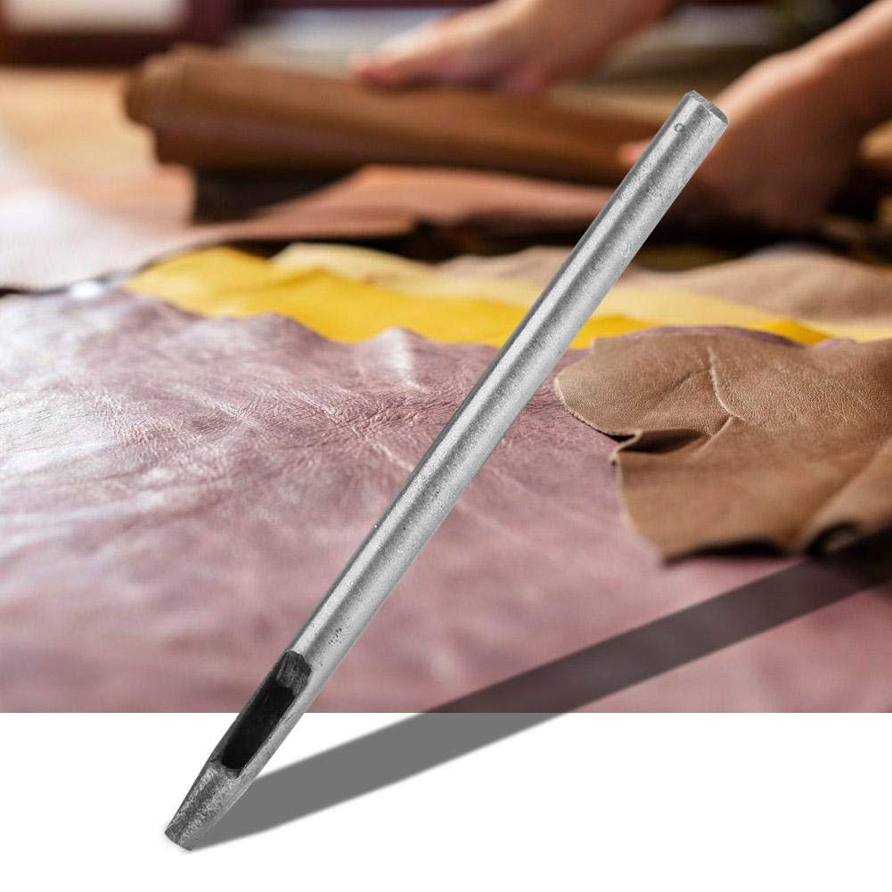 Leather Craft Hole Punch Tool with 3-10mm Eyelet Oblong Hollow Hole Puncher for Leather Watch Bands Belts Paper Plastics(4 * 2) Leather Tools Leather Tools