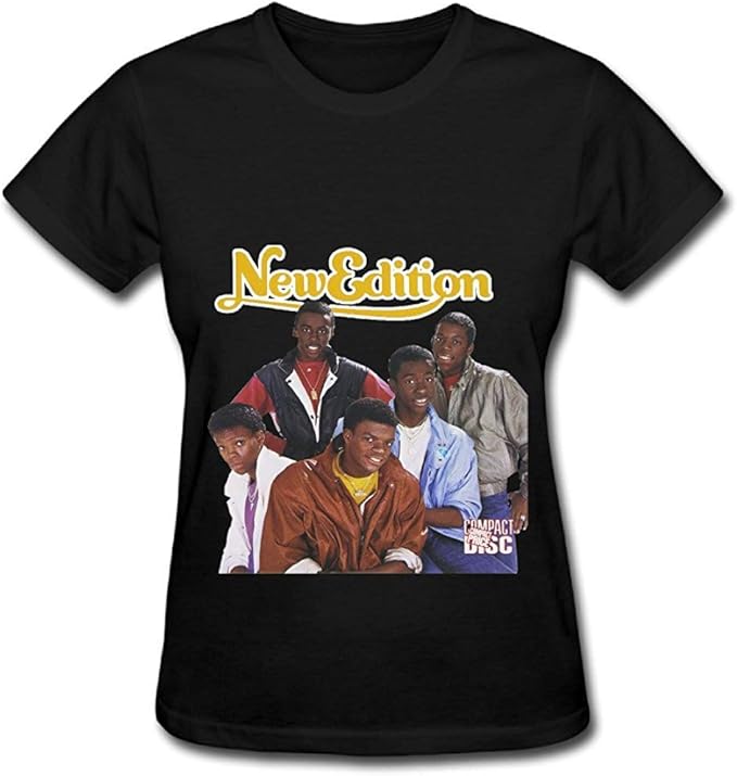 KOV Utu R&B Boy Band New Edition.Png Womens T Shirt Black（SizeXXL