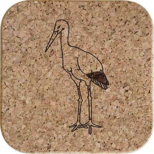 Dessous De Verre Cr00151581 Azeeda 4 X Oiseau De Grue