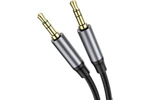 KAYQINHO 16FT 3.5mm AUX Cable Lossless Audio Gold Plated Auxiliary Audio Cable, Nylon Braided Male to Male Stereo Audio Cord 