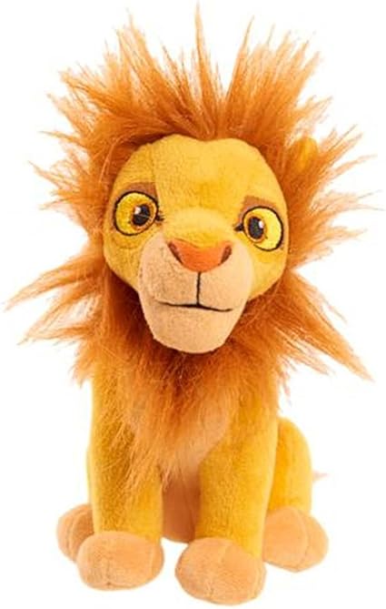 Amazon.com: Disney just play exclusiva figura de 6 inch Mini peluche de El Rey León adulto Simba: Toys \u0026 Games