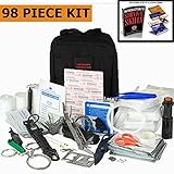 Emergency Survival Kit | Ultimate 98-in-1 Outdoor Multi-Tools for Camping, Hiking, Hunting & Fishing | First Aid Supplies | All Inclusive Survival Gear with Molle for Campers & Preppers