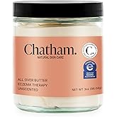 Chatham Natural Skin Care All Over Butter Eczema Relief Cream 3oz, Dry, Itchy Skin, Face, Feet and Hands. Trusted by Families and Steroid Free. Moisturizes and Softens Skin