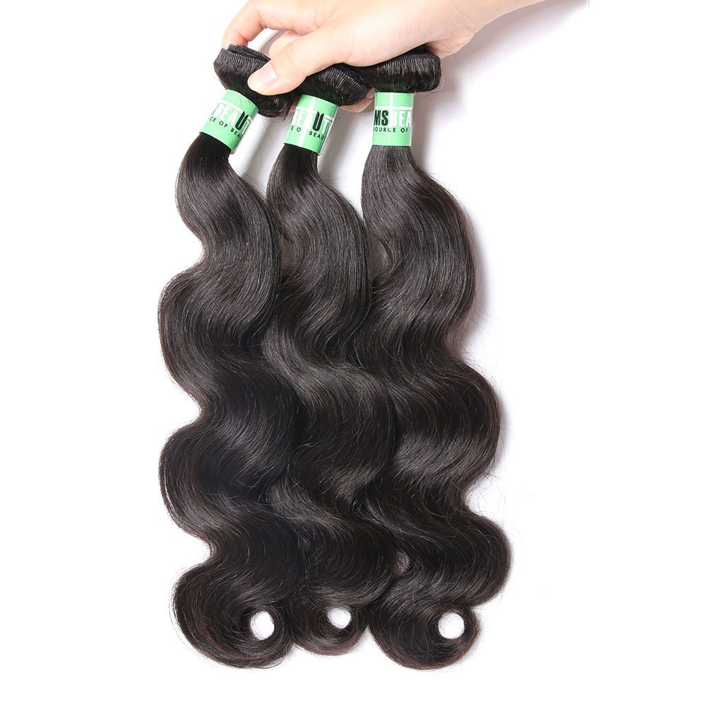 Amazon Com Msbeauty 10a Peruvian Hair 3 Bundles Body Wave Virgin