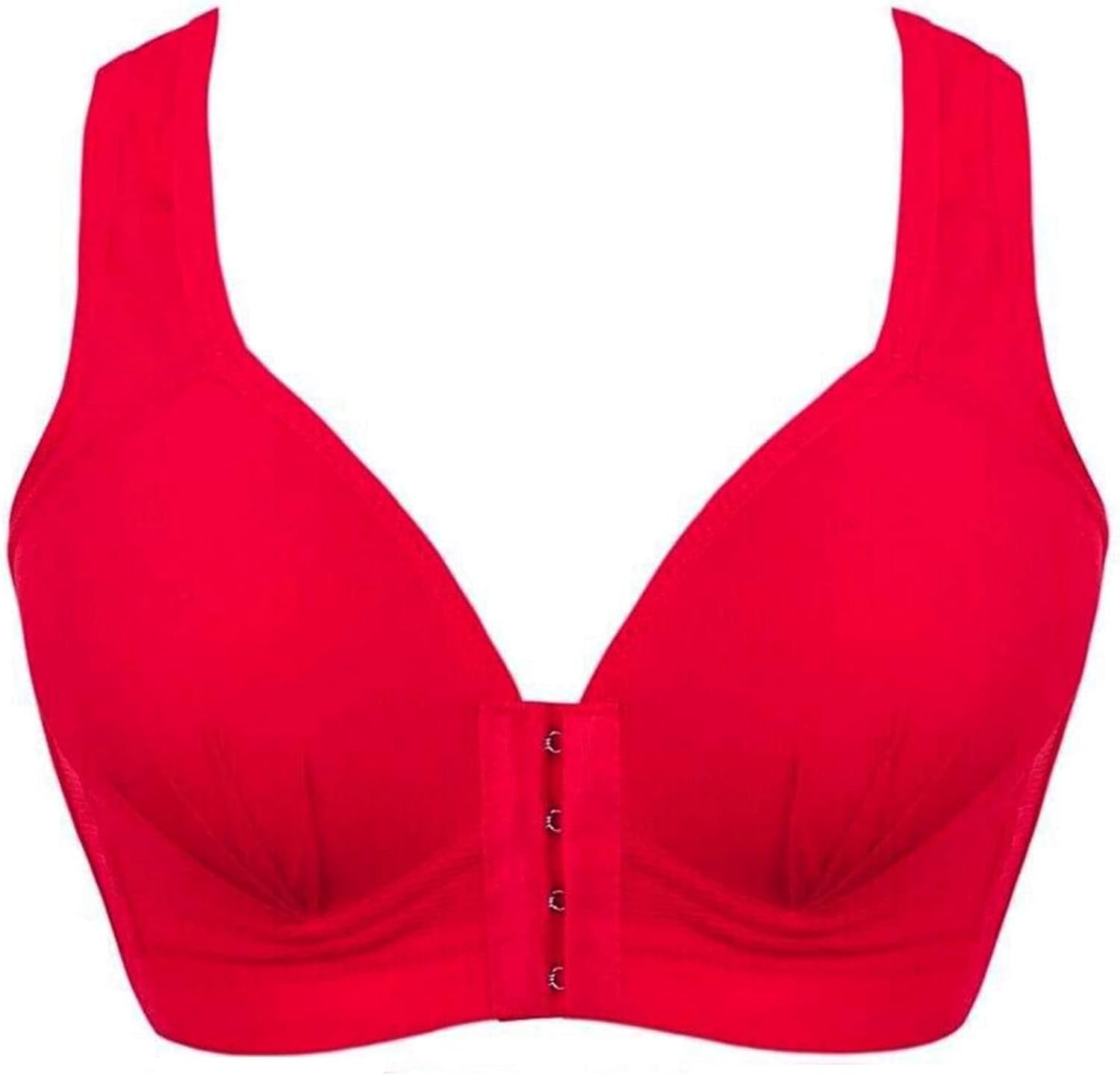 ZEKUN BHPlusSizeFrontverschluss Elastischer PushUpKomfortBH