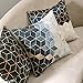 Pack of 4 MUILEE Decorative Three-Dimensional Small Diamond Throw Pillow Unique Design Covers Cushion Case Shell Pillow Case for Car Sofa Bed Couch