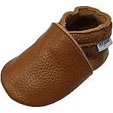 Mejale Baby Infant Toddler Shoes Slip-on Soft Sole Leather Moccasins Pre-Walkers