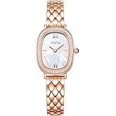 FIYTA Cocoa Series Women's Watch, 2-Hand Quartz, 21mm Oval, 3ATM, Ladies Watches, Elegant Gift for Women and Loved Ones