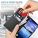 Maxboost Galaxy S9 Plus Wallet Case mWallet [Folio Cover][Stand Feature] Premium Samsung Galaxy S9 Plus Credit Card Flip Case [Black] Protective PU Leather with Card Slot+Side Pocket Magnetic Closure