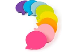 TKTB Bubble Sticky Notes 3x3 in, 8 Pads, Super Cute Bright Color Strong Adhesive Post, Clean Removal, 82 Sheets/pad