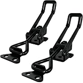 CUKAYO 2 Pack Heavy Duty Toggle Clamp Latch 4003 Style - 1320Lbs Capacity Adjustable Quick Release Hasp Clamps