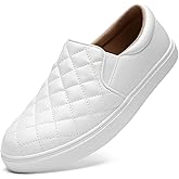 STQ Loafers for Women Memory Foam Slip On Sneakers EleeS Quilted 1.0 Comfort Fall Shoes