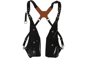 Hiddens Underarm Strap Wallet Double Shoulder Holsters Bag PU Leather Armpit Outdoor Phone for Men and Women Men Women Hidden