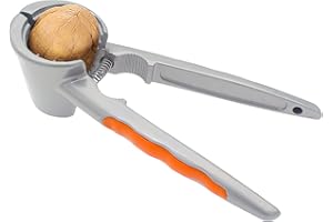 Nut Cracker, Walnut Clamp, Pecan Pliers Opener Stainless Steel Kitchen Tools, Splash Proof Design Pecan Chestnut Clamp Nutcra