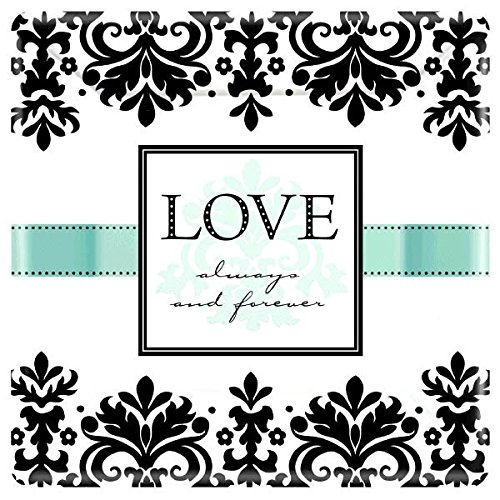 Love Always & Forever Square Dinner Plates | Wedding and Engagement Party