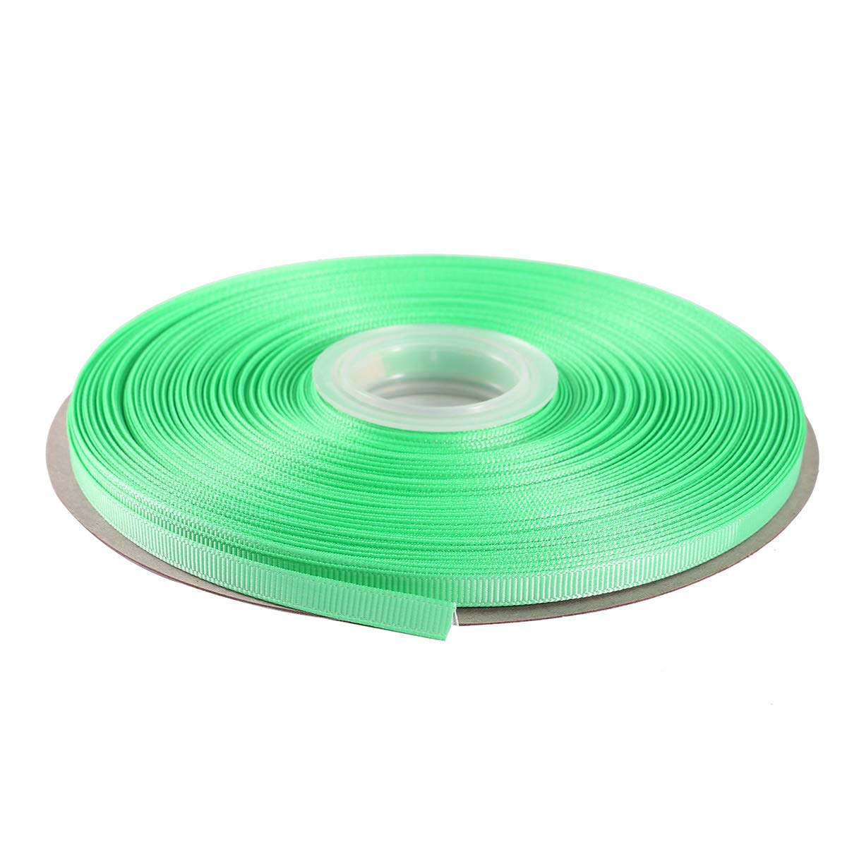 ITIsparkle 6mm Grosgrain Ribbon 45 Meters-Roll Set for Gift Wrapping Scrap Books Party Favor Hair Braids Baby Shower Decoration Cake Decoration Floral Arrangement Craft Supplies, Aqua Ribbon