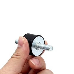 Kyuionty 4 Pack M6 Rubber Isolator Mounts, Double