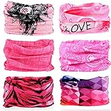 9pcs/6pcs Headwear Wide Headbands Scarf Head Wrap Mask Sweatband -12 in 1 Multifunctional Sport Headband Neck Warmer for Yoga, Camping, Fishing, Hiking, Running, Motorcycling, Skiing by KALILY