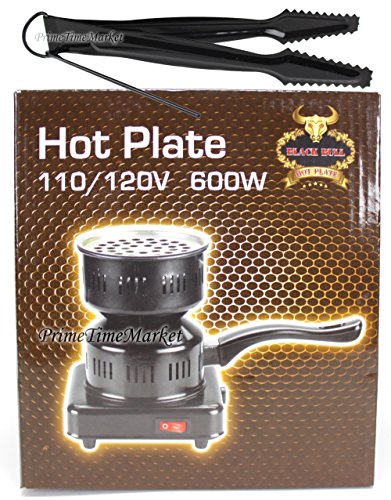 Black Bull Coco Charcoal Burner Coconut Hookah Coal Deluxe Electric Shisha Starter Hot Plate Stove