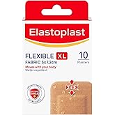 Elastoplast Knee &amp; Elbow Fabric Plasters, Pack of 10
