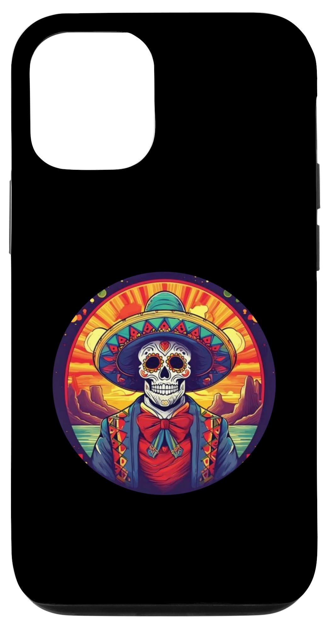 iPhone 15 Pro 5 de Mayo Party Drinko de Mayo Sugerskull Sombrero Case