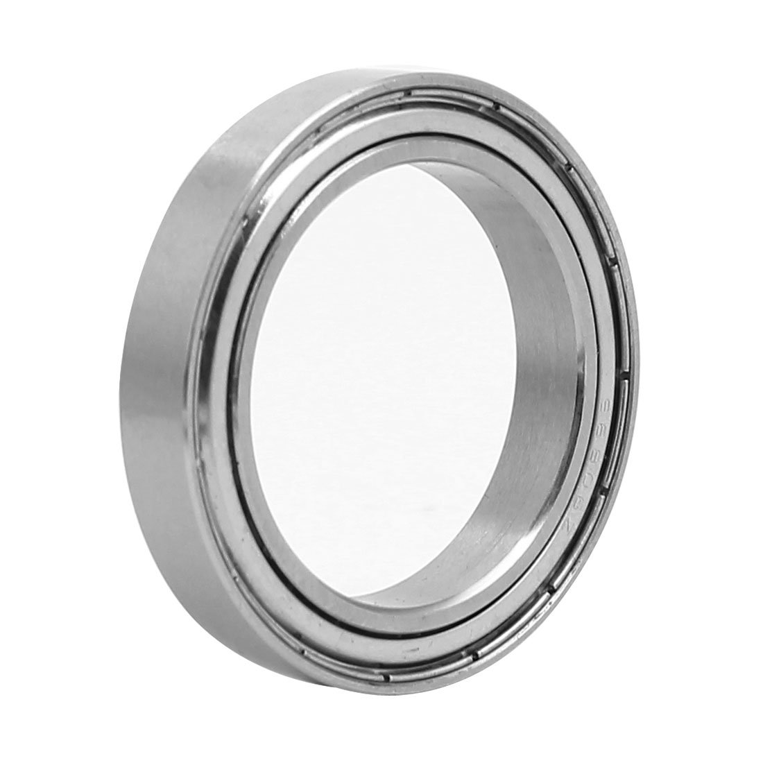 sourcing map 42mmx30mmx7mm Stainless Steel Shielded Deep Groove Radial 6806 Ball Bearing