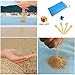 Gsung Sand Free Beach Mat Beach Blanket Sand Proof Magic Sandless Sand Dirt & Dust Disappear Fast Dry Easy to Clean Double Mesh Leakage Beach Matthumb 3