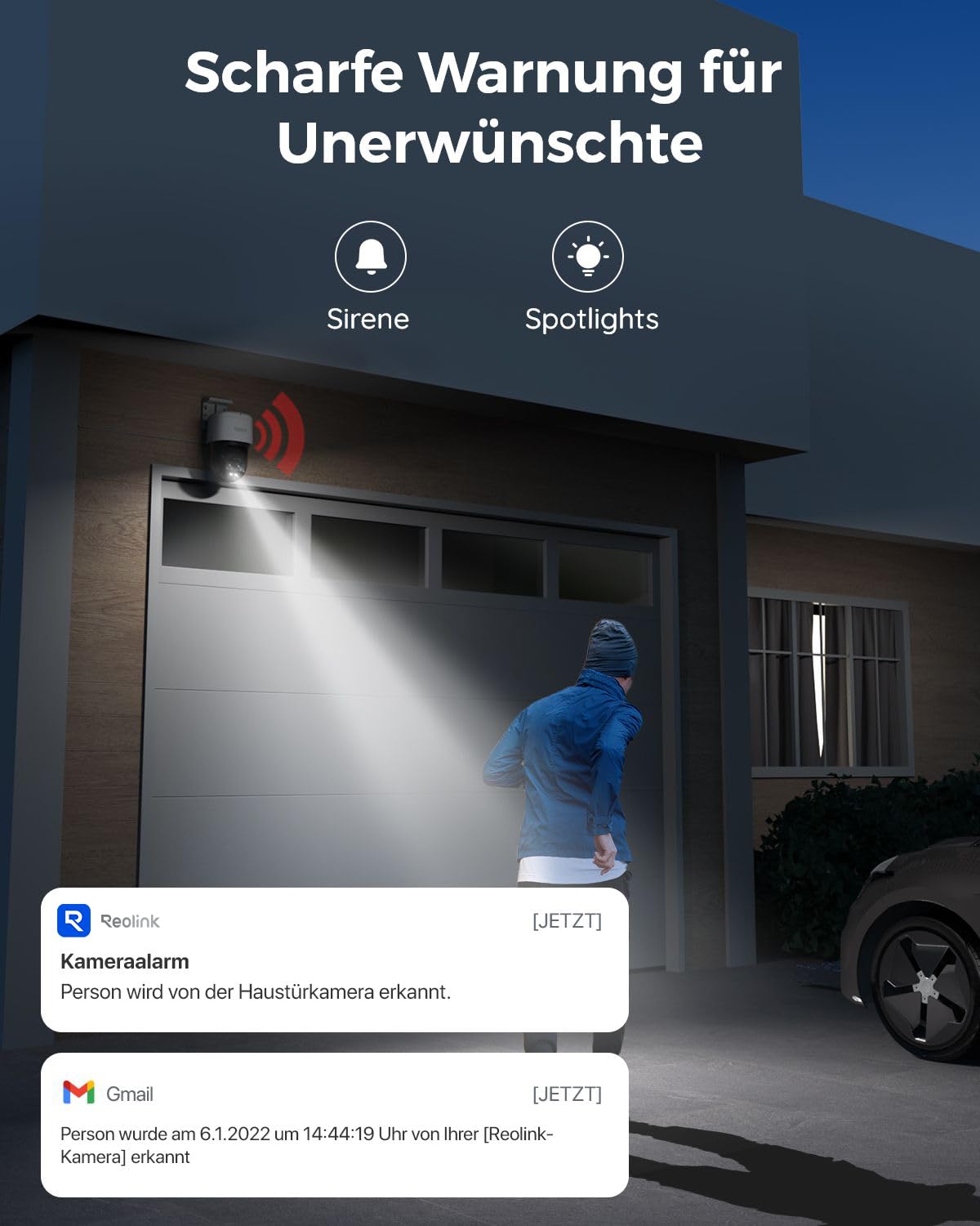 Reolink 4K PTZ PoE Überwachungskamera Außen mit Dual-Objektiv,TrackMix PoE 5