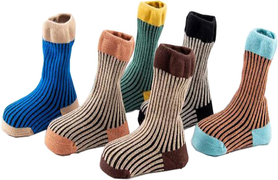 Zmdnys 6Pairs Boys‘ Socks Cotton Warm Newborn Little Boy