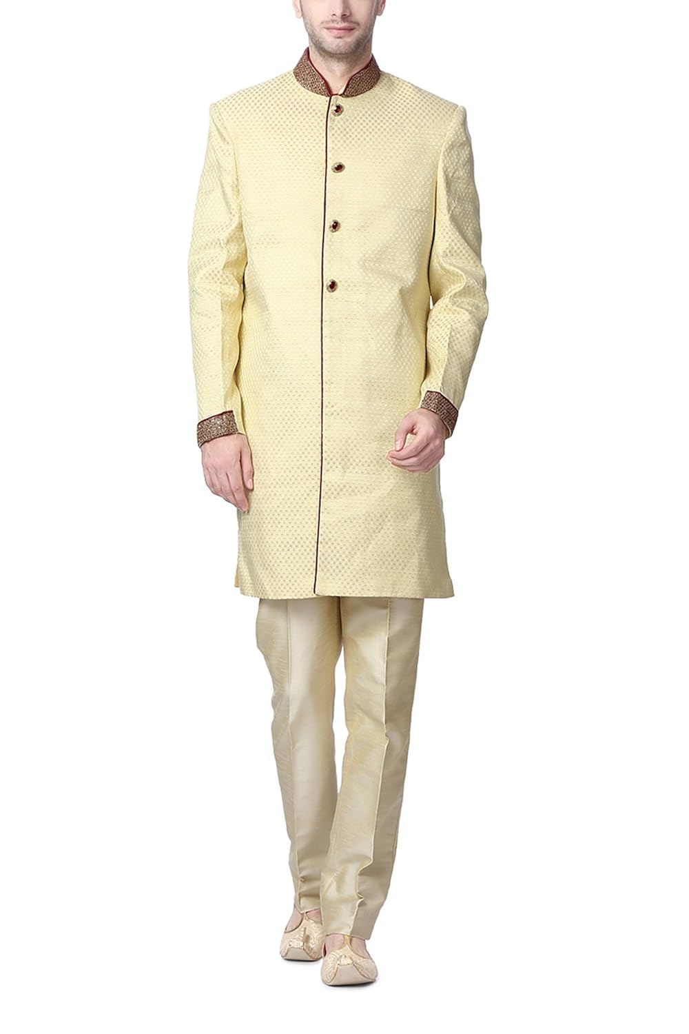 peter england men's cotton sherwani