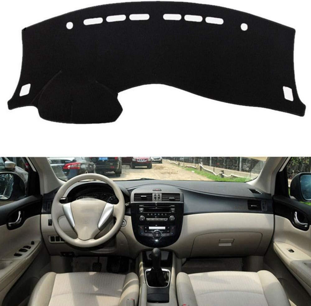 XLTWKK Dashboard Cover Pad Sun Shade Instrument Carpet Styling Accessories,For Nissan Tiida Pulsar C12 2012-2017