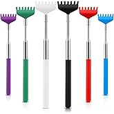 HOFASON 6 Pack Back Scratcher, Easter Basket Stuffers, Stocking Stuffers for Men Women Adults Teens, Party Favors Prizes for Adults, White Elephant Gifts, Birthday Fathers Day Dad Gifts for Men Him