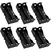 18650 Battery Holder,12pcs 1 Slots X 3.7V 18650 Battery Storage Box Plastic DIY Battery Storage Box with Pin for DIY Parallel