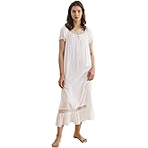 Latuza Women's Sleepwear Off The Shoulder Victorian Nightgown