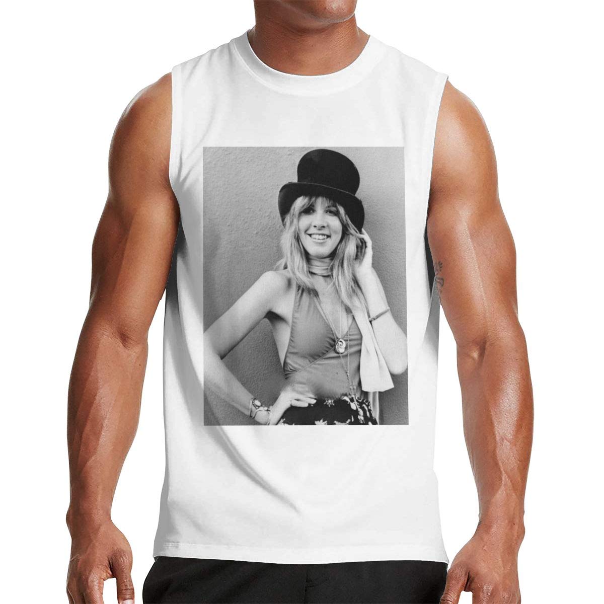 Stevie Nicks S Graphic Printed Classic Muscle Sleeveless Gym Workout T Shirt
