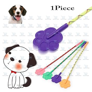 The DDS Store Cute Pet Dog Cat Puppy Training Stick Paw Shape Design Pet Supplies 1 Piece Color May Vary