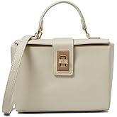 Anne Klein Womens Anne Klein Convertible Box Bag With Ak Enamel Turn Lock