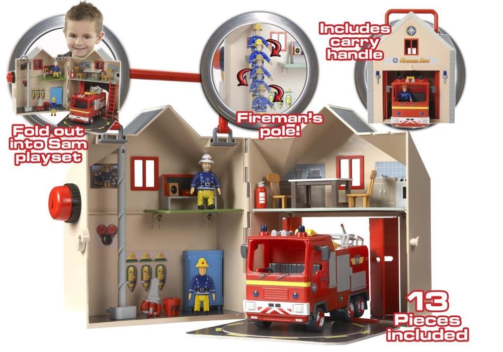 fireman sam deluxe jupiter fire engine