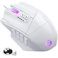 UtechSmart Venus RGB Wired Gaming Mouse - 16400 DPI, 19 Programmable Buttons, IGN Recommended MMO Mouse
