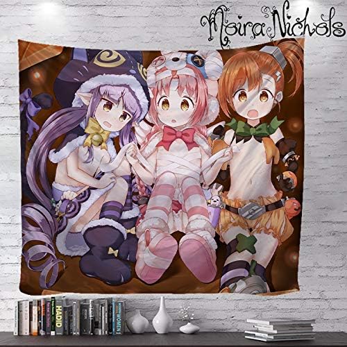 Amazon Co Jp Moira タペストリー プリンセスコネクト Re Dive プリコネr 氷川鏡華 茜ミミ 穂高みそぎ 大判壁掛け 背景布け 掛ける絵 アニメ 多機能 ホーム装飾 カーテン ソファー ベッド 寝具 装飾 軽量 カスタム可能 70x100cm ホビー