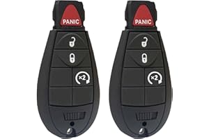Key Fob FoBik Replacement Compatible for Dodge Ram 1500 2013 2014 2015 2016 2017 2018 2019 2020 2021 2500 3500 4500 5500 2013
