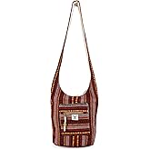 LONGING TO BUY Hemp Messenger Crossbody Sling Bag - Unisex Beach Party Bag