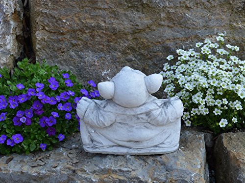 gartendekoparadies.de Lustiger Troll Fledermaus Dracula aus Steinguss, frostfest – Bild 4