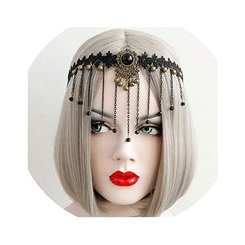 Amazon Com Flower Crown Tiara Hair Jewelry For Women Gothic