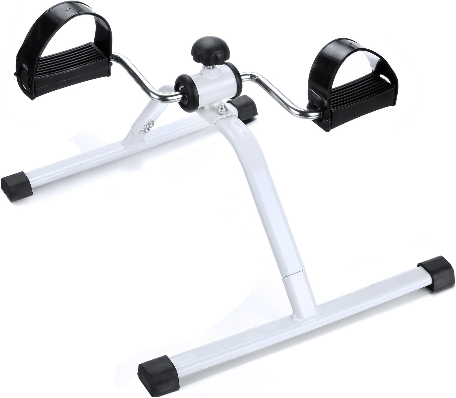 Leg Pedal Exerciser, Mini Exercise Bike Arm and Leg Exerciser-Resistance Adjustable