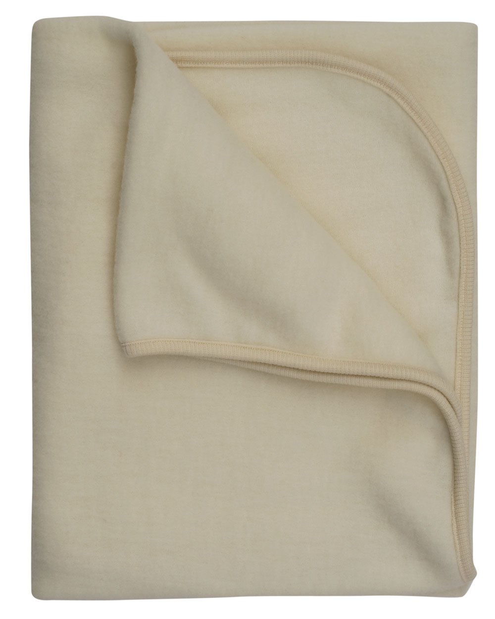 Cosilana, Fleece Blanket, 100% Wool, 31" x 39" (Natural)