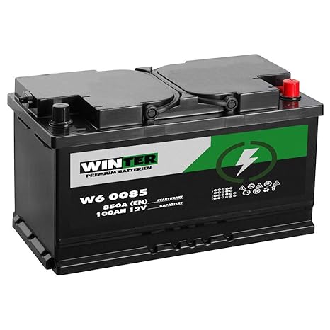 WINTER Premium Autobatterie 12V 100Ah 850A/EN statt 88Ah 90Ah 95Ah