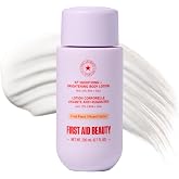 First Aid Beauty KP Smoothing and Brightening Body Lotion, 6.7 fl oz, Peach | 10% AHA with Lactic Acid, Urea &amp; Colloidal Oatmeal, Exfoliates &amp; Moisturizes Keratosis Pilaris Bumps, No Artificial Fragrance